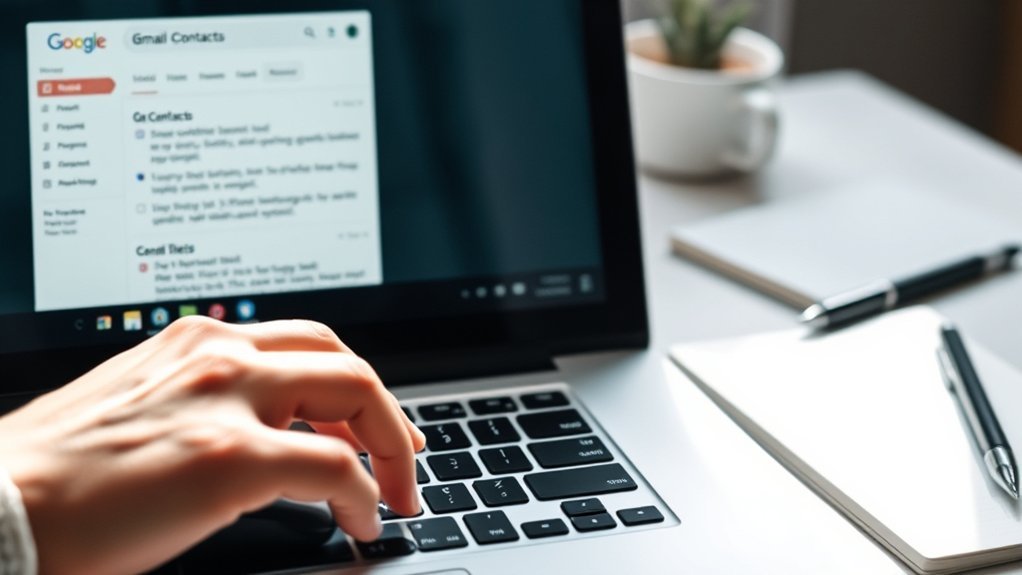 export gmail contacts